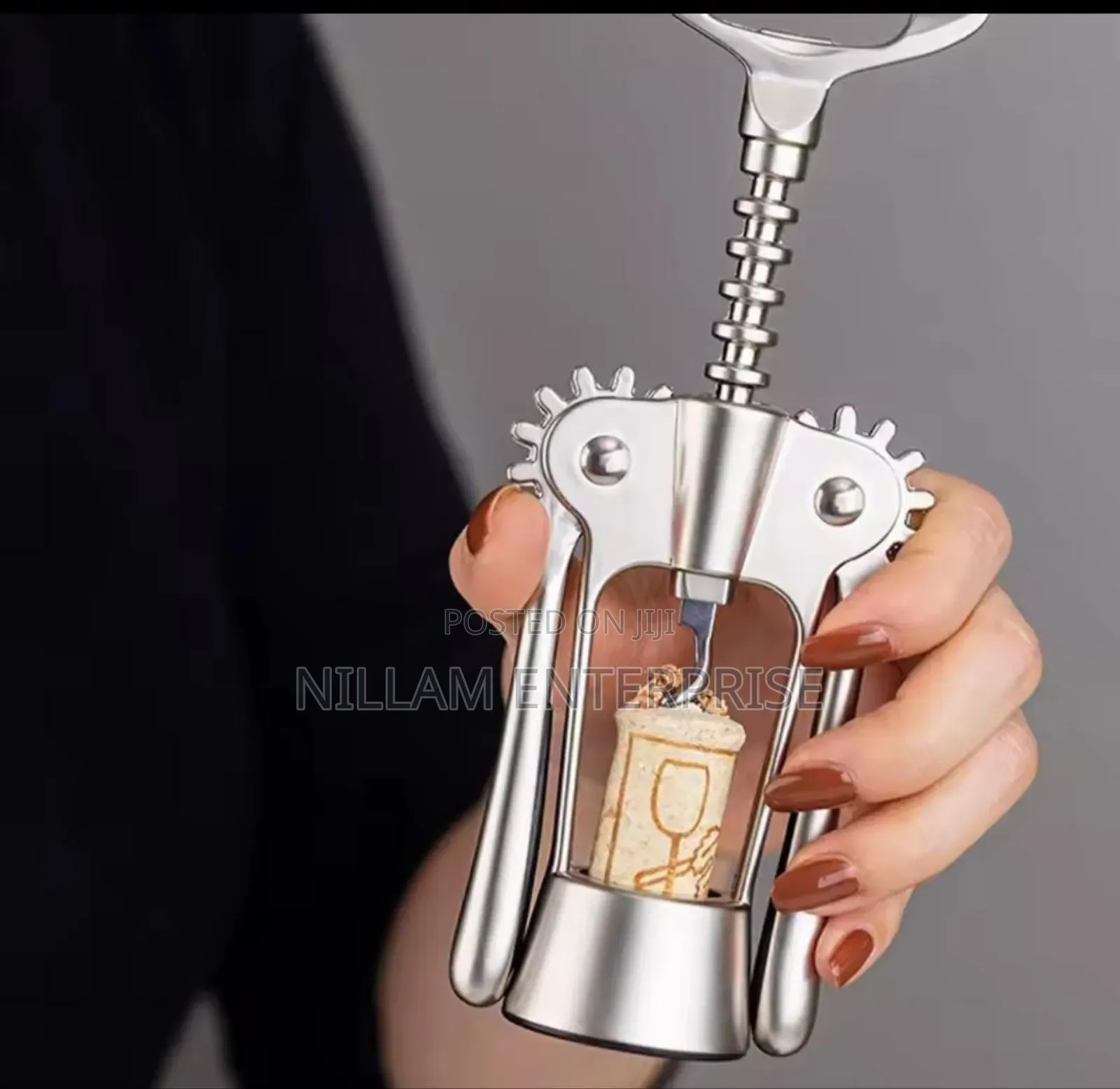 Heavy Duty Stainless Steel Corkscrew Wine Opener*