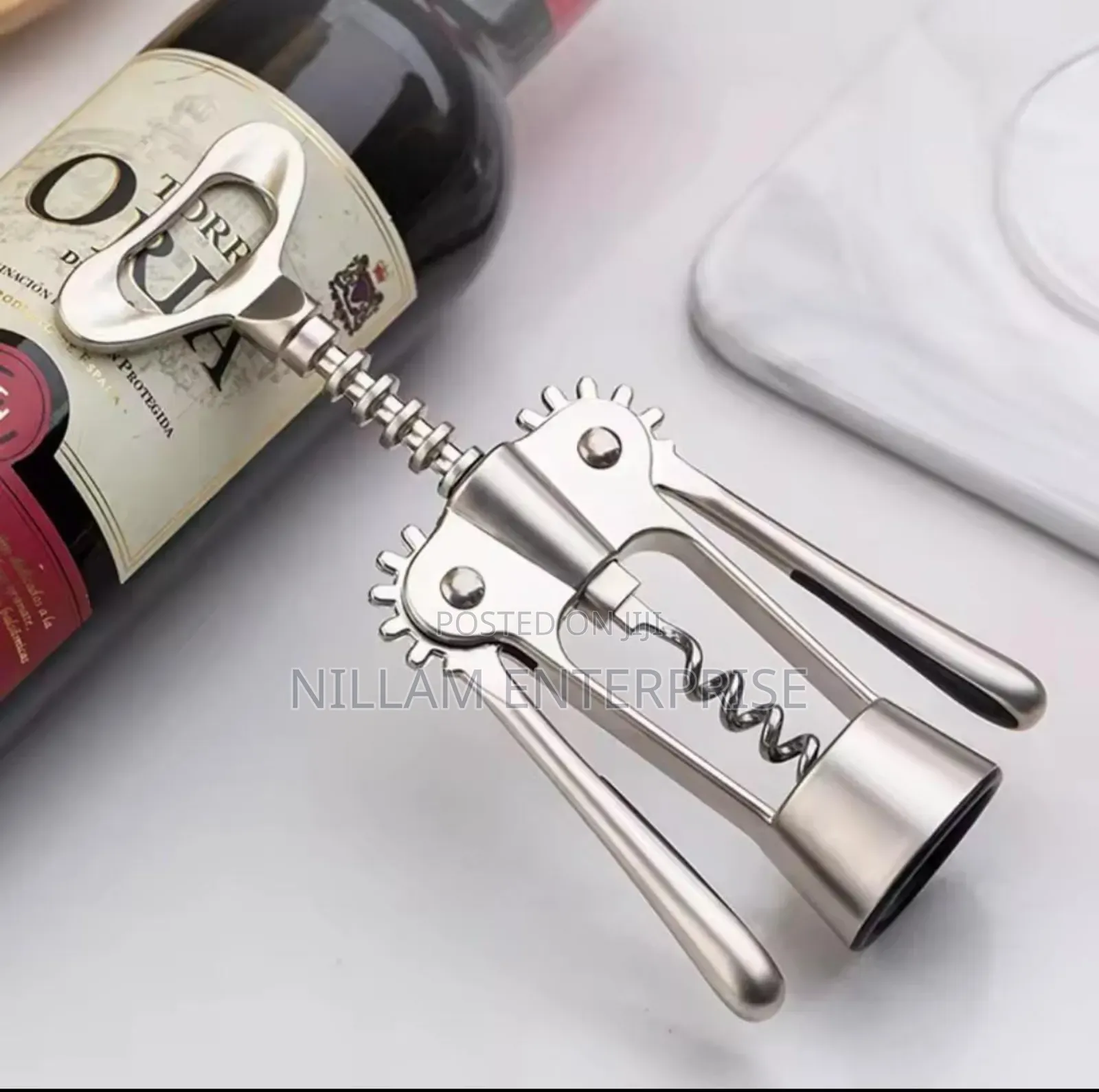 Heavy Duty Stainless Steel Corkscrew Wine Opener*