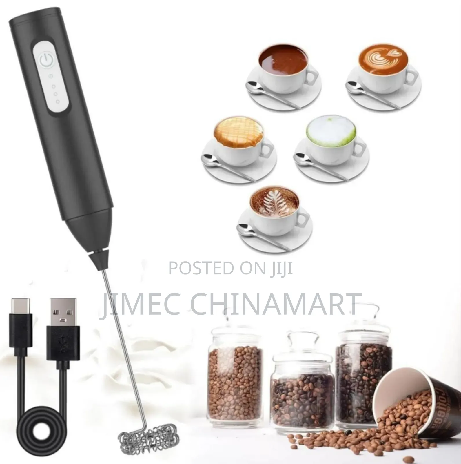 Mini Milk Frother – Usb Rechargeable