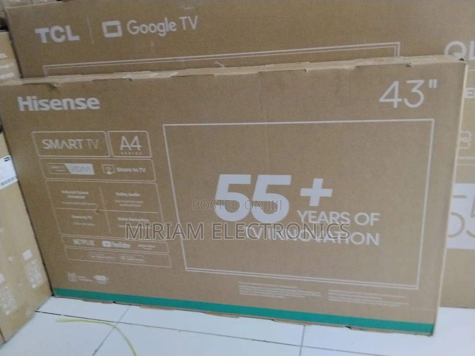 Hisense 43′′ 43a4 Series Vidaa Smart FHD Tv