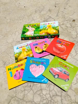 A Set Of 6 Little Board Books With Pictures For Baby Understanding