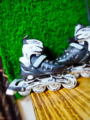 Inline Adjustable Hard Boot Roller Skates Available For Kids