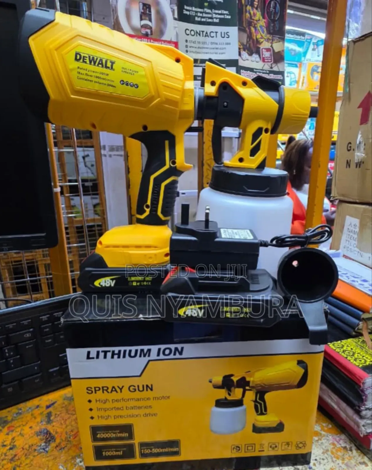 Dewalt Cordless Spray Gun/Electric Spray Gun Machine 48v