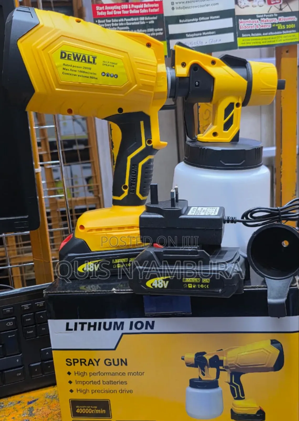 Dewalt Cordless Spray Gun/Electric Spray Gun Machine 48v