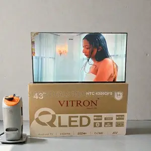 Netflix Youtube Vitron 43 Inch Qled Smart Android Frameless Led Tv