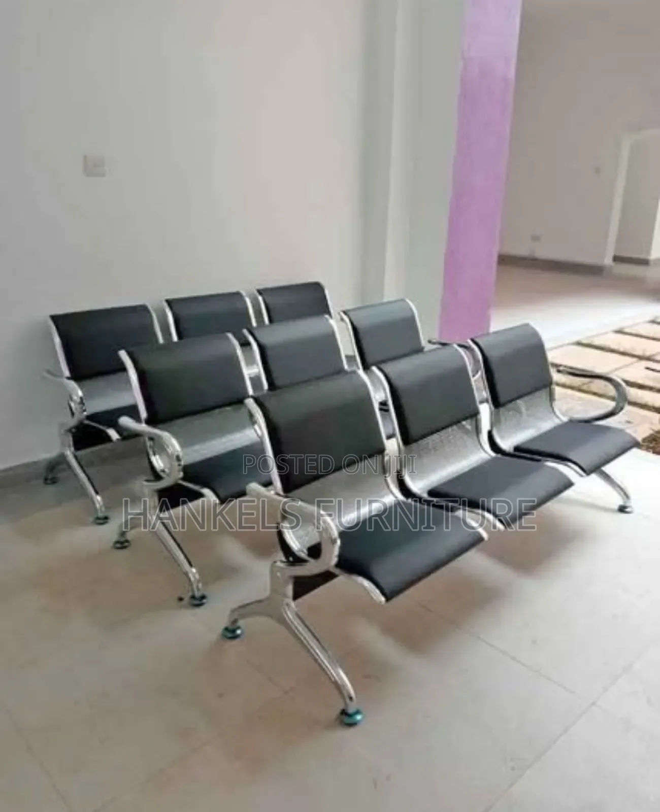 3 Seater Link Chair – Ideal for Banks Public Waiting Areas