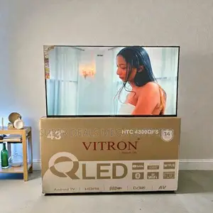 Bluetooth Wifi Connectivity Vitron 43 Inch Qled Smart Frameless Led Tv