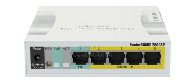 Mikrotik Rb260gsp 5x Gigabit Ethernet Poe Smart Switch