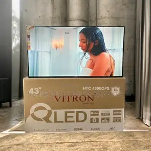 Netflix and Youtube Support Vitron 43 Inch Qled Smart Led Tv