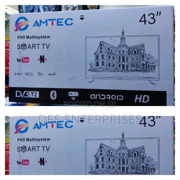 Amtec 43" Smart Android Frameless Bluetooth - thumbnail 3