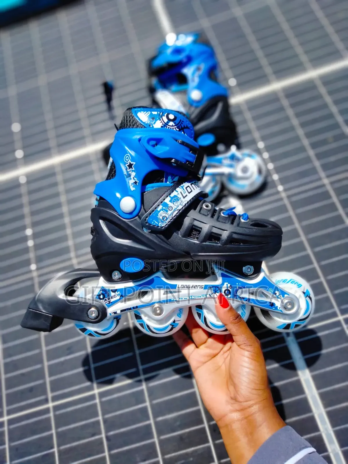 Adjustable Roller Blades With Rubber Wheels For Kids