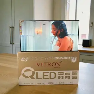 Crisp Picture Clear Sound Vitron 43 Inch Qled Smart Led Tv