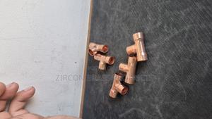 Durable 3/8" Copper Tee for Reliable Joints - main view