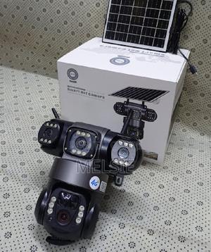 4g Triple Lens Solar CCTV Camera High Quality View - main view