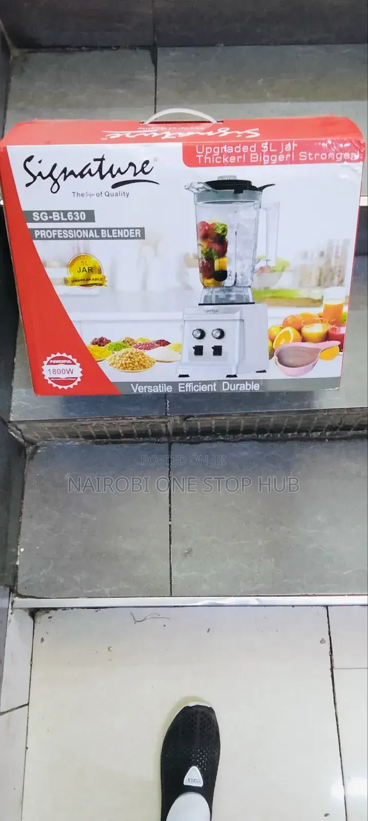 Heavy Duty Signature Blender – Smoothie Ice Crusher