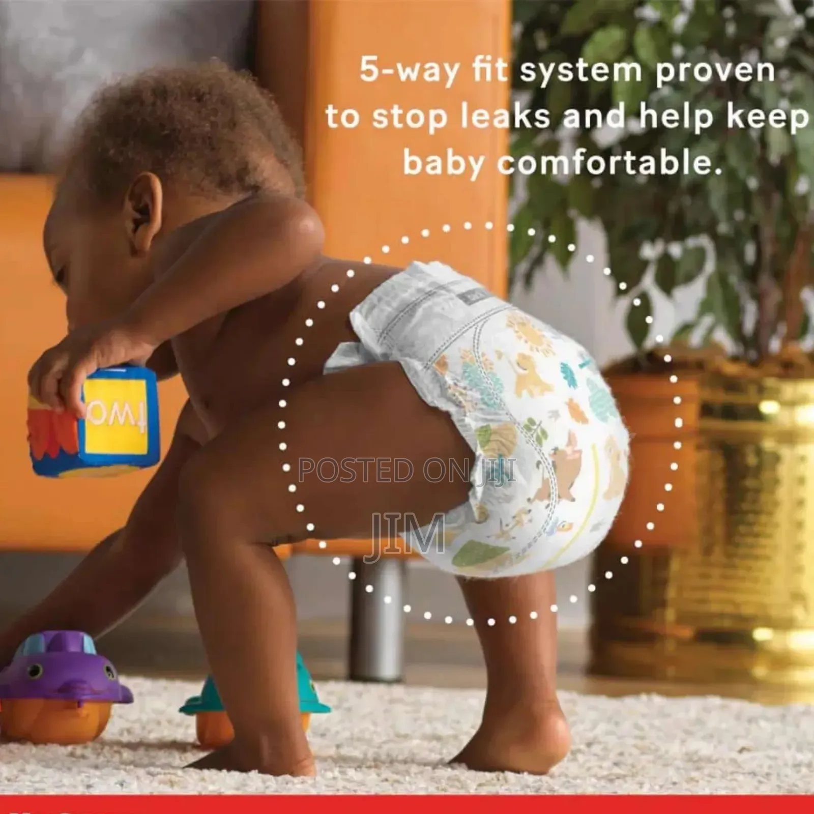 Baby Diapers Hugsfit Premium -up To 100% Leakproof_all Sizes Available