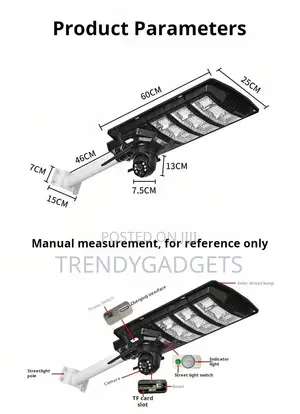 Ai Solar Camera + Lighting 2-in-1 Street Light System
