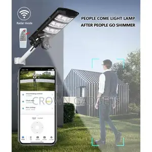 Ai Solar Powered Street Light With Camera Night Vision PTZ