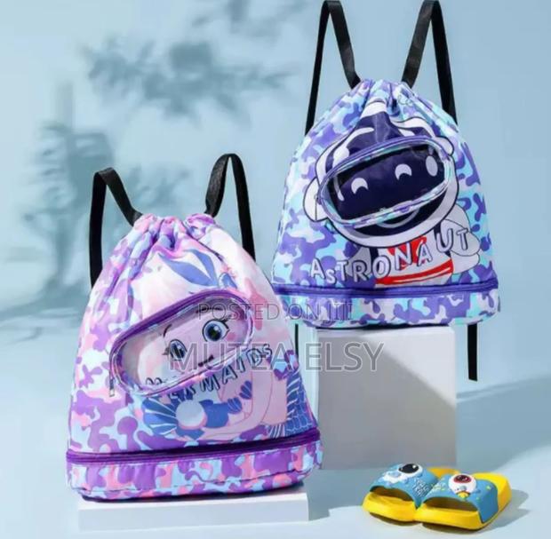 Blue Pink Kids Waterproof Swimming Bags - thumbnail 3