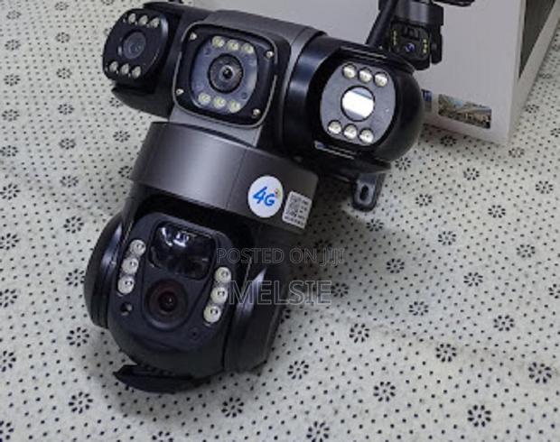 4g Triple Lense Solar PTZ Camera High-Resolution Triple - main view