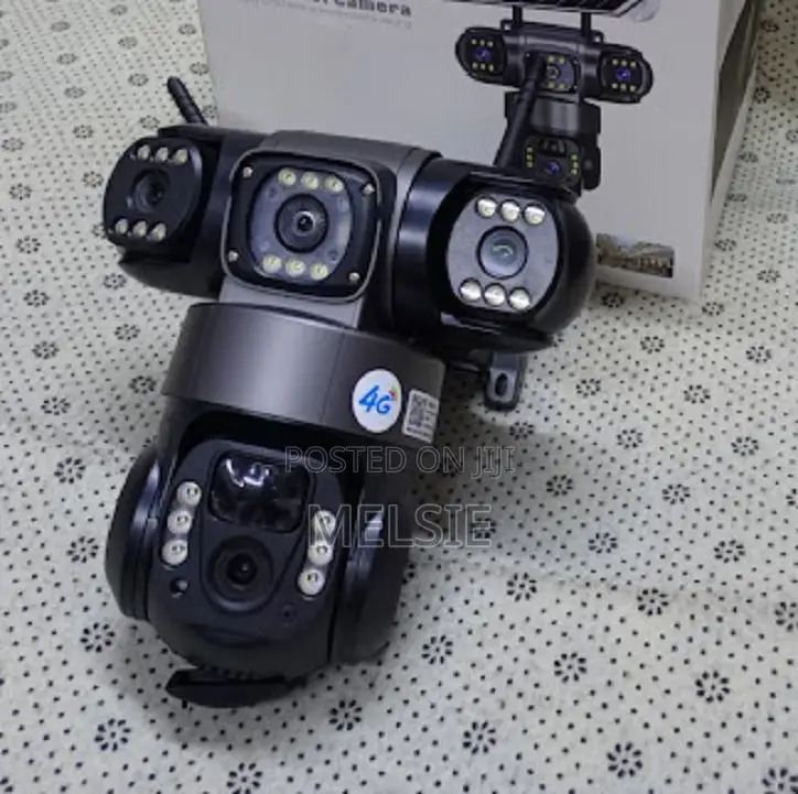 Dual Len 4g CCTV Camera Solar Light Triple Lens 4g Solar PTZ Camera