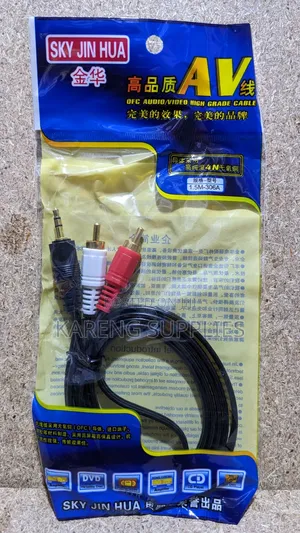 2 in 1 Rca to 3.5mm Jack Cable