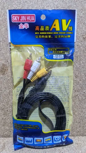 3 in 1 Rca to 3.5mm Jack Cable