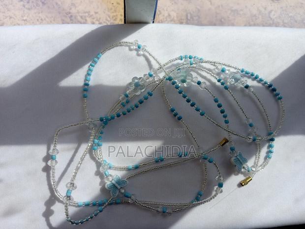 Double Lined Waist Beads Daisy Flower With Romantic Glow in Dark Words - thumbnail 13