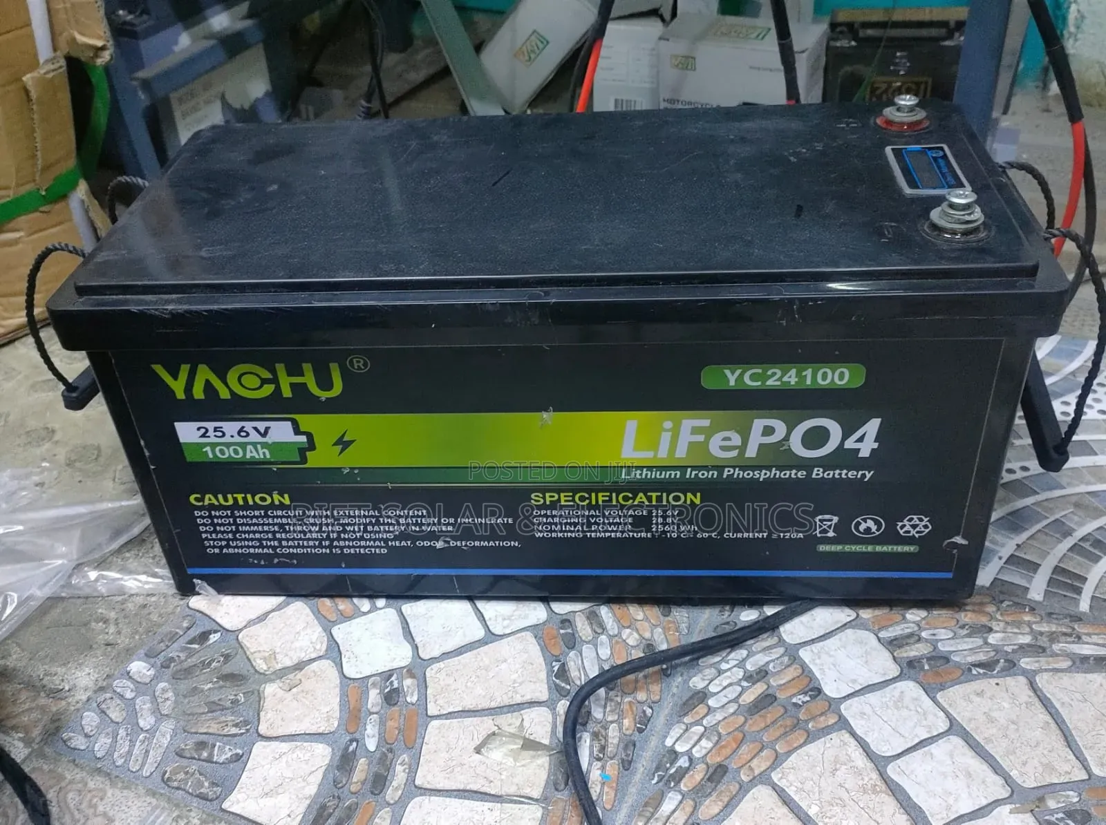 100ah - 24v Top Quality Lifepo4 Lithium Solar Battery 6000 Cycle