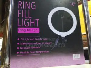 10 Inch Led Ring Light Adjustable Brightness Color Modes