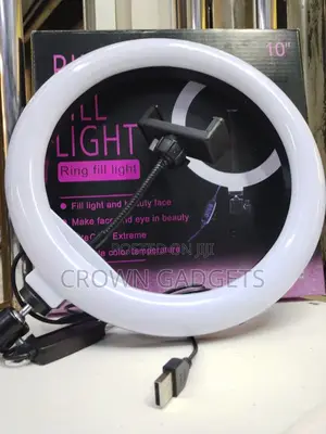 Portable 10” Led Ring Light Kit for Photography Videos