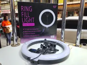 Portable 10” Led Ring Light Kit for Photography Videos