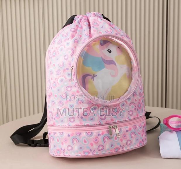 Purple Premium Waterproof Kids Swimming Bags