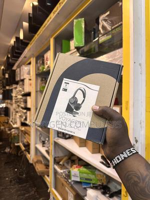 Plantronics - Poly Voyager Focus B825-M Bluetooth Headset W/Stand - main view