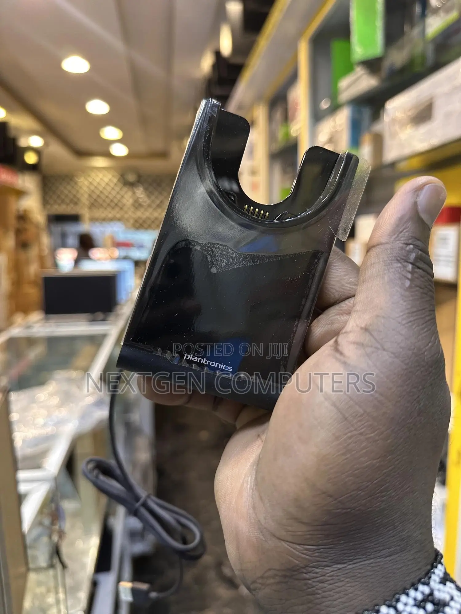 Plantronics - Poly Voyager Focus B825-M Bluetooth Headset W/Stand