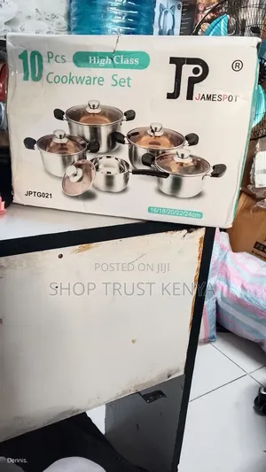 James Pot 10pcs Stainless Cookware Set