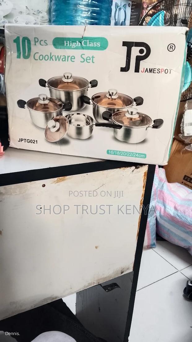 James Pot 10pcs Stainless Cookware Set - thumbnail 2