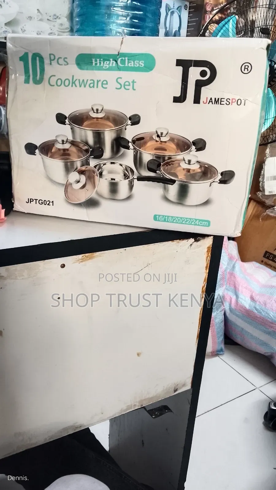 James Pot 10pcs Stainless Cookware Set