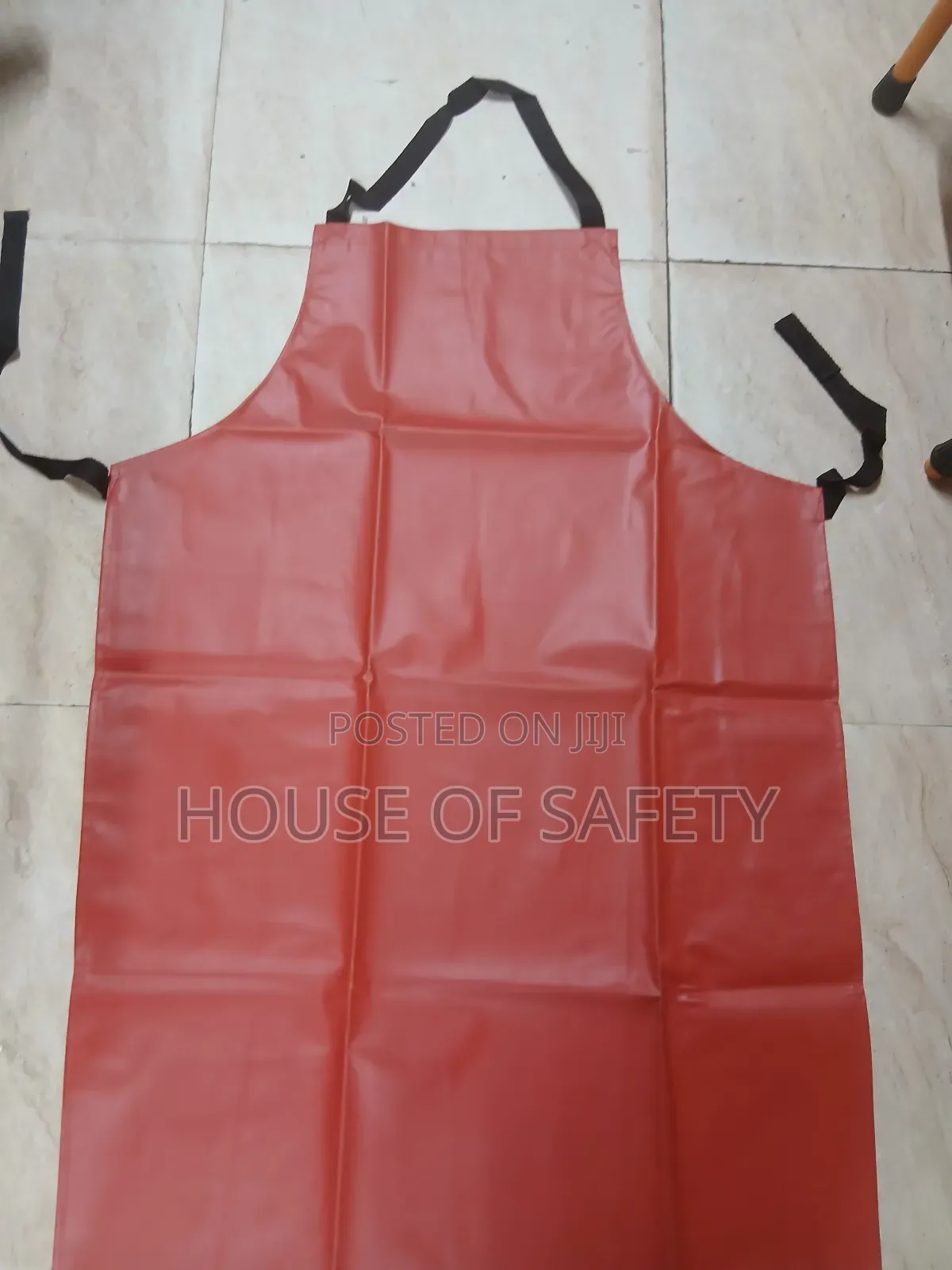 Red PVC Bib Aprons