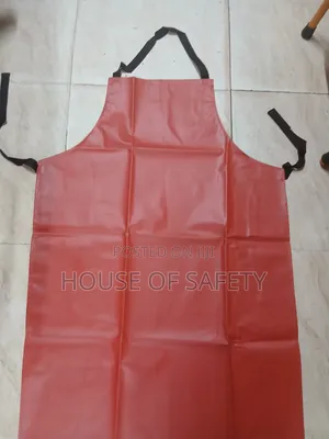 Red PVC Bib Aprons