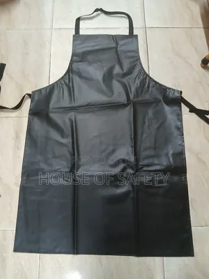 Black Bib PVC Apron
