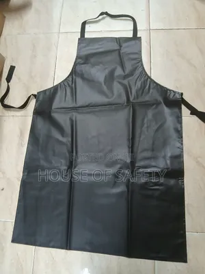 Black Bib PVC Apron