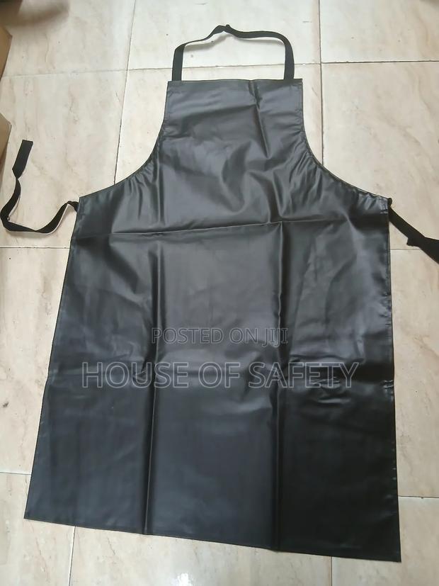 Black Bib PVC Apron - thumbnail 2