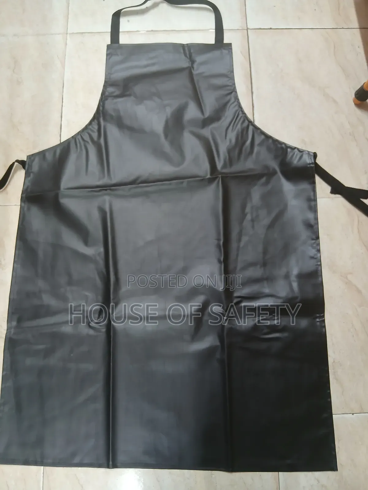 Grease Resistant Black PVC Aprons