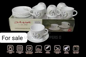 *Classic Diva Deco Cup and Saucer 22cl