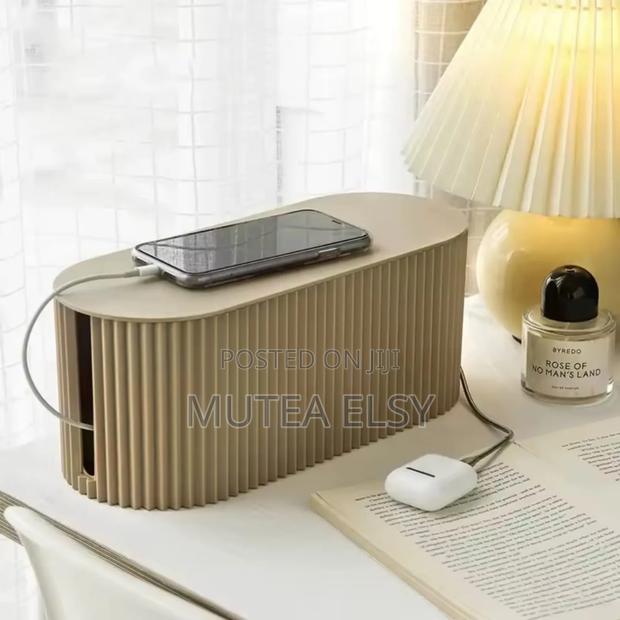 White,Green Beige Cable Storage Boxes - thumbnail 5