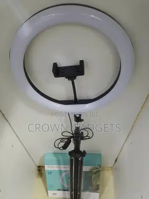 12-Inch Led Ring Fill Light With Stand Phone Holder