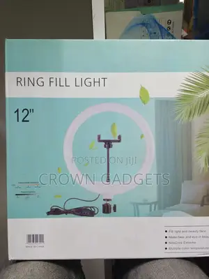 12 Inch Led Ring Light With Tripod Stand Phone Holder