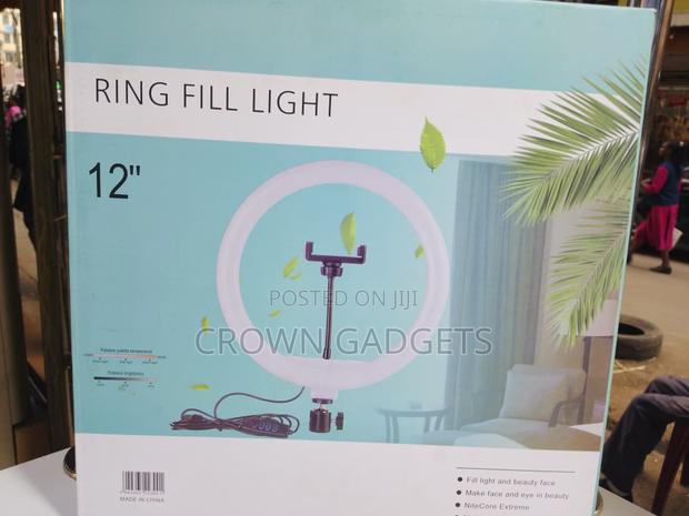 12” Led Ring Fill Light for Makeup, Streaming Photography - thumbnail 5