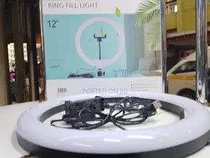 12-Inch Led Ring Fill Light With Tripod Stand and Phone Holder